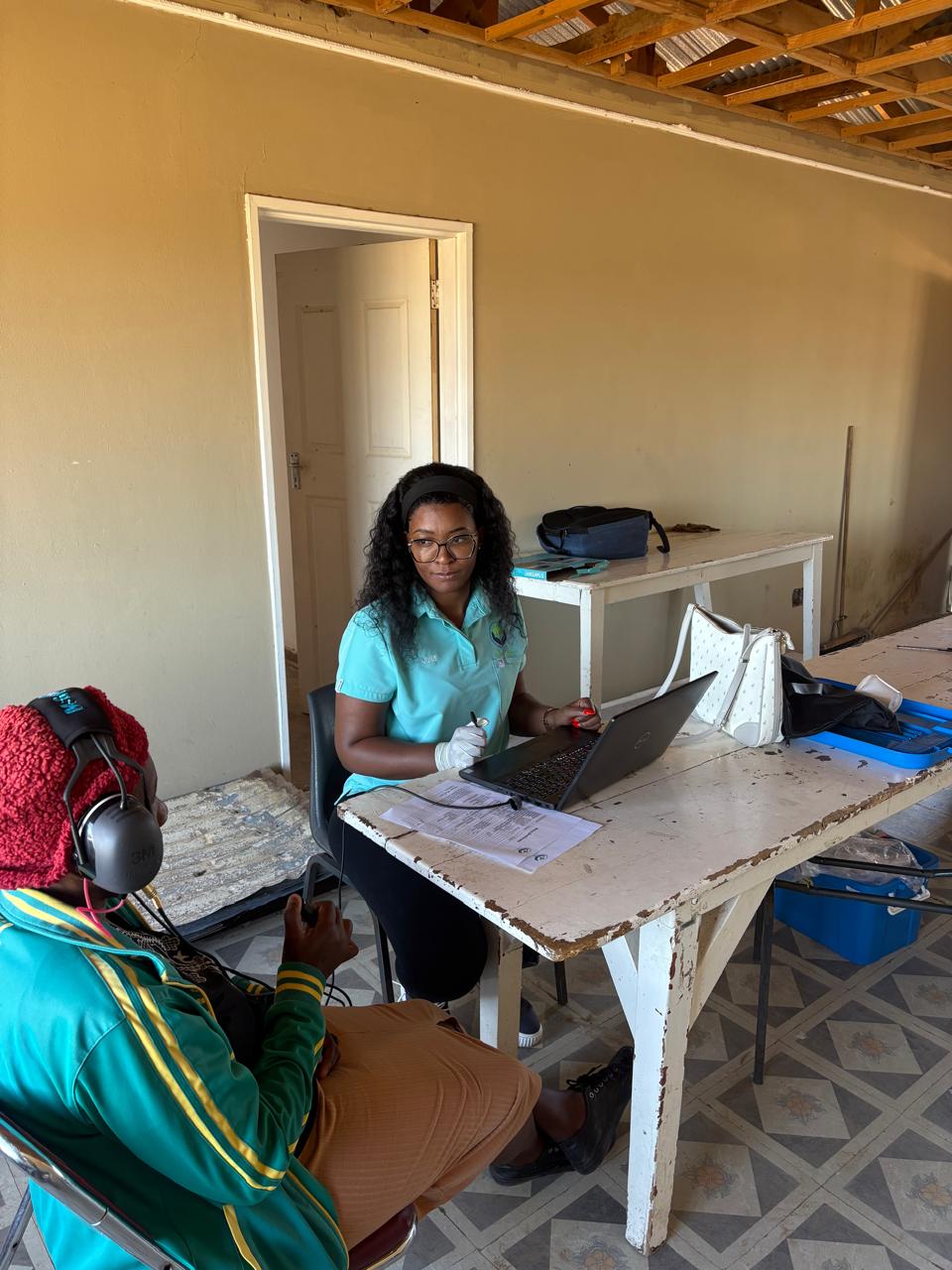 Mobile occupational medical assessment with hearing protection screening